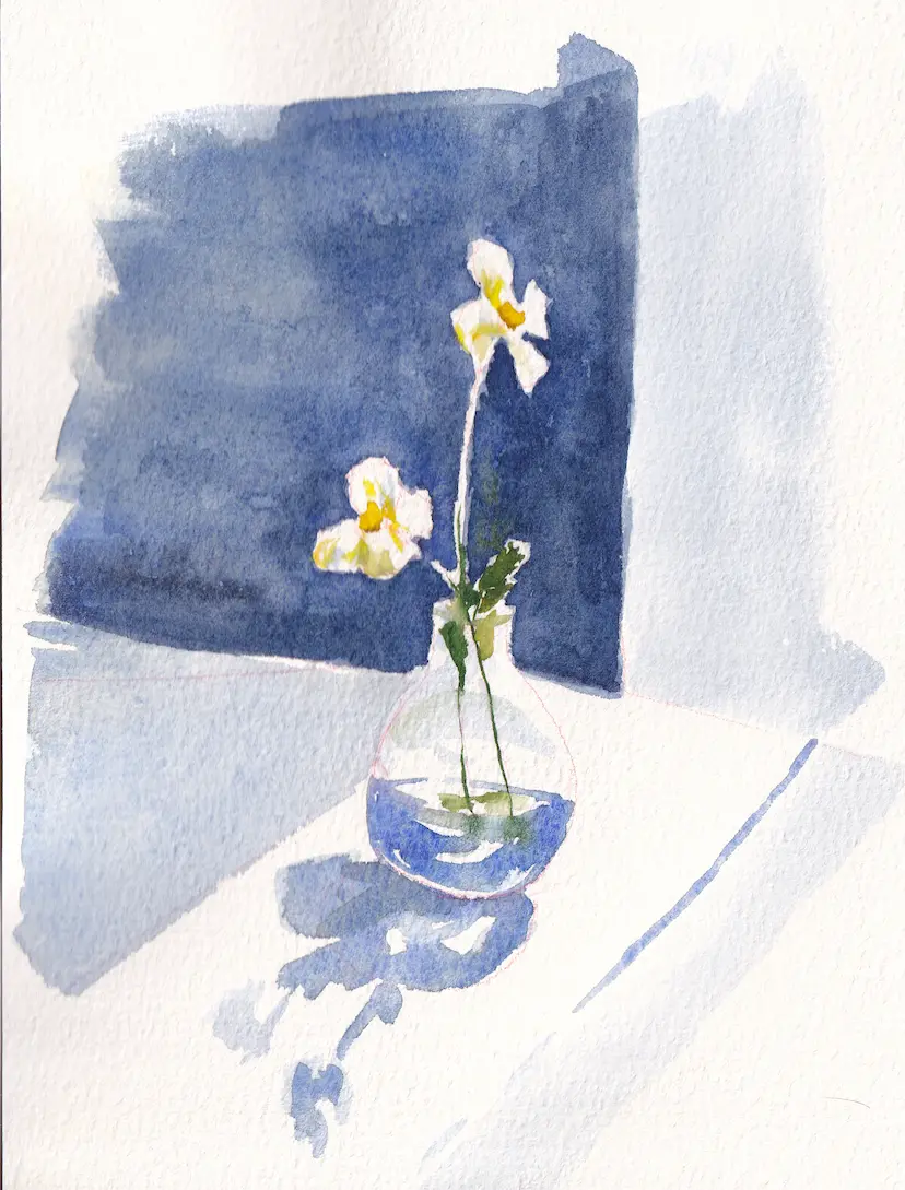 Watercolour painting